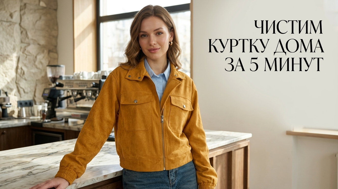 Чистка светлой демисезонной куртки в домашних условиях